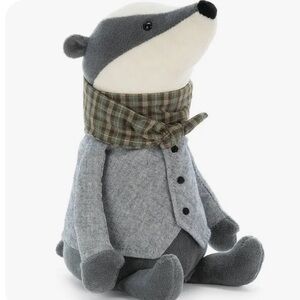 Retired Jellycat Riverside Rambler Badger - HTF